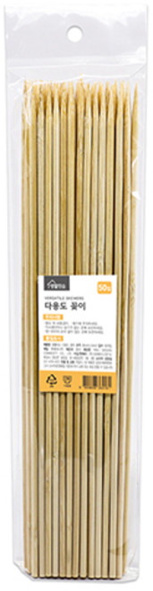 생활미소 대나무 다용도 꽂이 30cm, 1개, 50개입