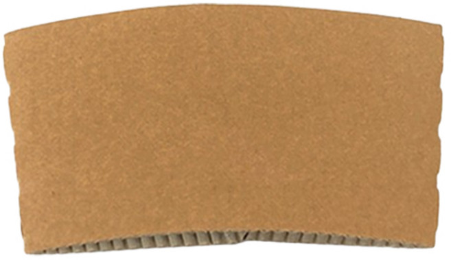 일회용 크라프트 무지 컵홀더, 100개입, 1개