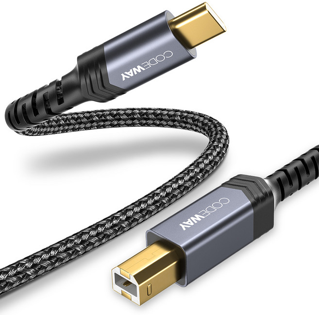 코드웨이 USB C타입 to B 프린터케이블, 1개, 3m