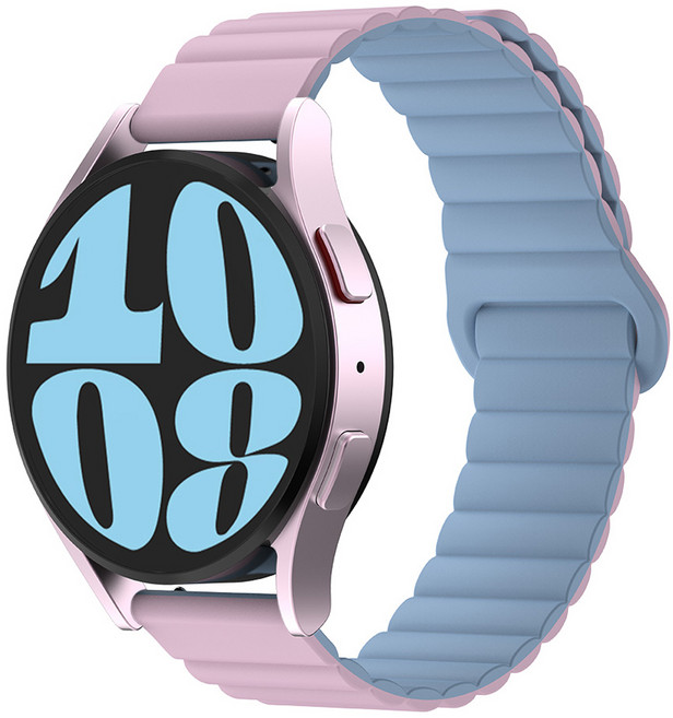 SKY 팔레트 스마트워치 마그네틱 실리콘 스트랩, 오션 라벤더, 1개