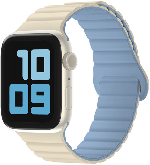 SKY 팔레트 스마트워치 마그네틱 실리콘 스트랩, 오션 베이지, 1개