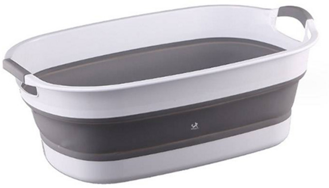 딩동펫 반려동물 서라운드 소프트 접이식 욕조 소형, 그레이, 1개