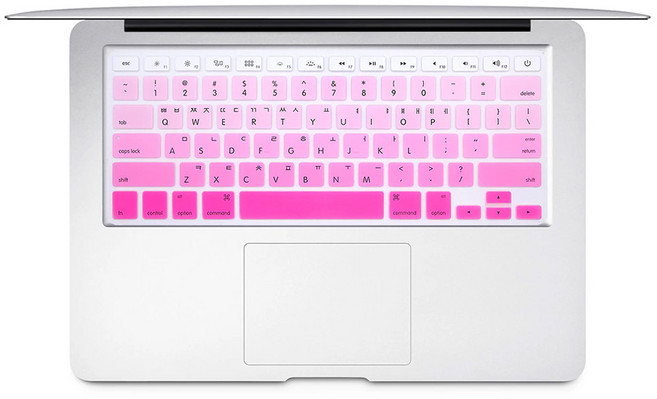 맥북 키보드 프로 14 키스킨 A2918, 핑크 그라데이션, 1개