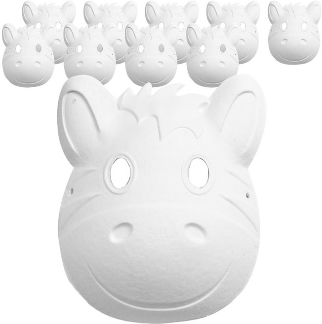 민화샵 종이 가면 만들기, 말(UDOPP0014), 10개