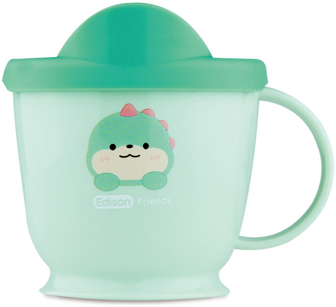 에디슨 국산 프렌즈 처음 배우는 스텐 한손컵 240ml, 민트, 1개