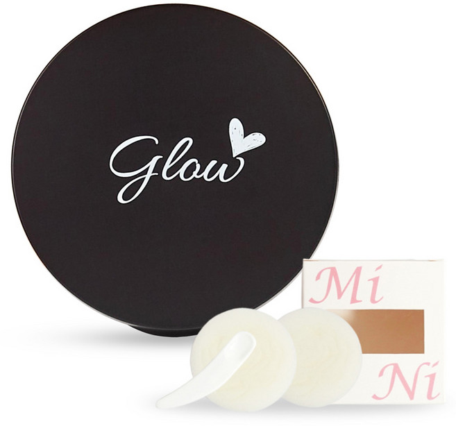 셀프천사 미니 DIY 비비 쿠션 케이스 5g, 블랙 글로우, 1개