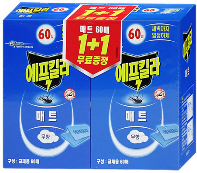 에프킬라 매트 무향 교체용 120p