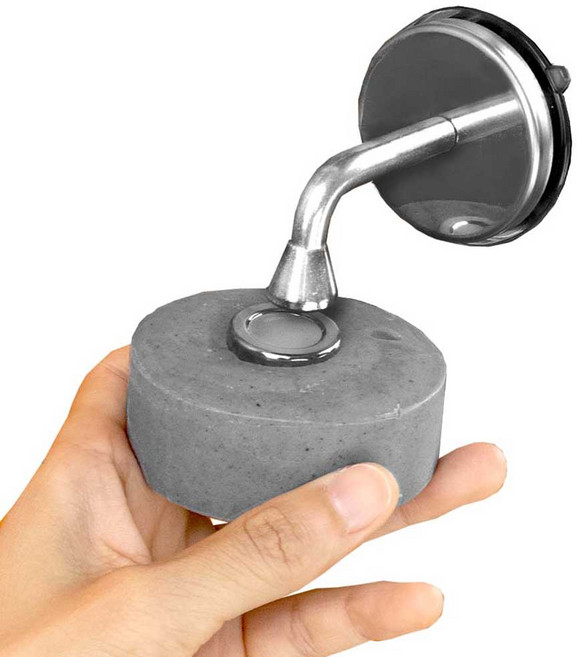 공중부양 흡착 자석 비누 홀더, 실버, 1개