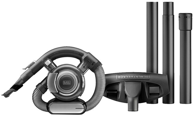 블랙앤데커 코끼리코 플렉시 무선 핸디 청소기 + 바닥연장관 세트, PDB315BEX21(청소기), 블랙