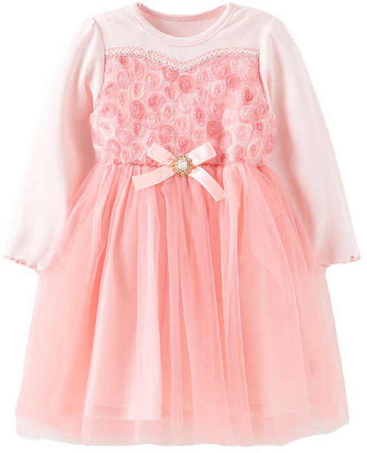 오즈키즈 여아용 로즈비쥬 원피스