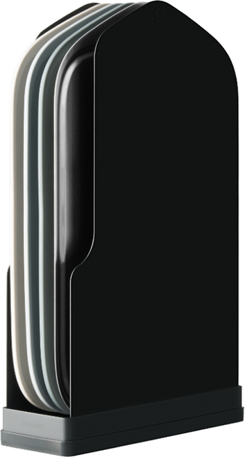 모도리 깔끔 도마 블랙 에디션 세트, 1세트, 스텐 도마 + TPU 도마 3종 + 거치대