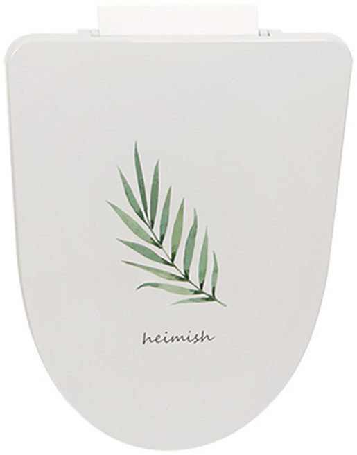 샤바스 스칸디나 슬로우다운 하드 D형 변기커버, 보타니컬, 1개