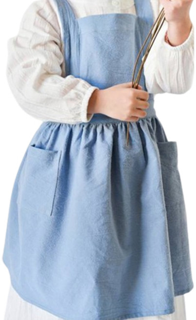 젊은이마켓 어린이 앞치마, 스카이블루, 1개
