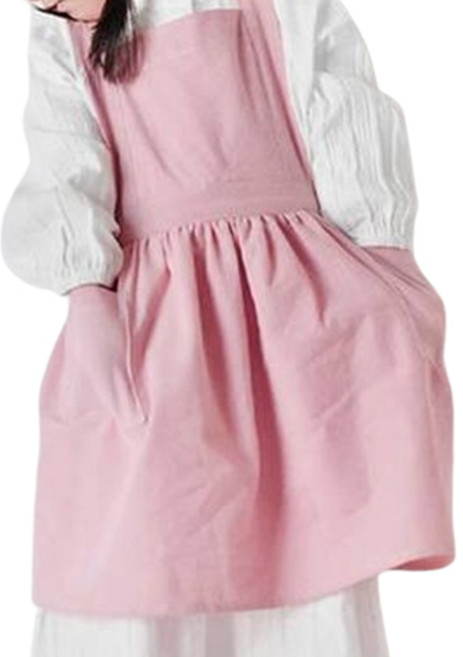 젊은이마켓 어린이앞치마, 핑크, 1개