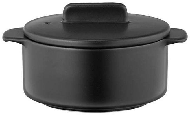 담음공방 이브라 내열냄비, 15cm, 블랙, 1개