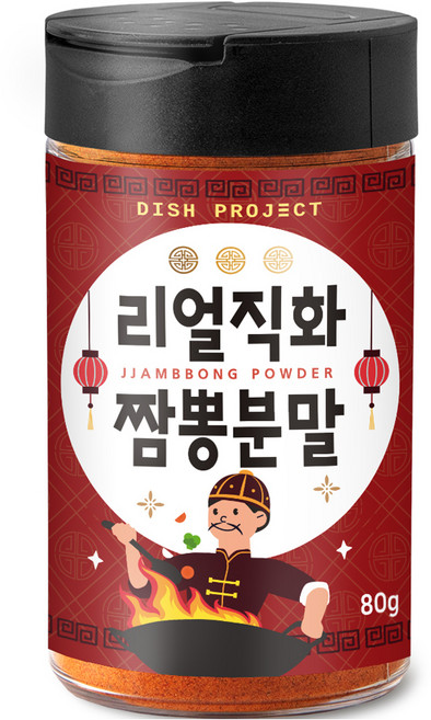 디쉬프로젝트 리얼직화 짬뽕분말, 80g, 1개