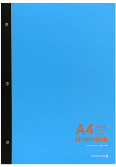 모닝글로리 5500 A4 3공 캠퍼스 유선 패드노트, 랜덤발송, 1개