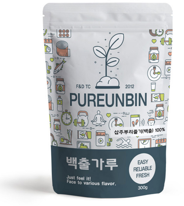 푸른빈 백출 가루, 1개, 300g