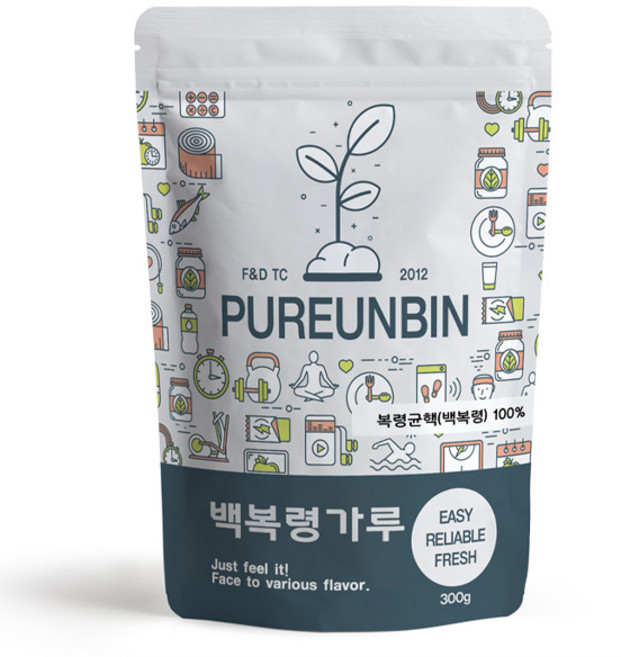 푸른빈 백복령 가루, 1개, 300g