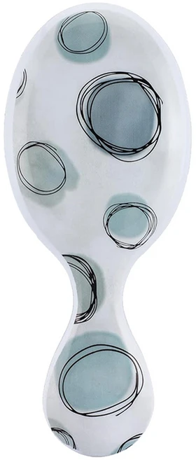 웻브러쉬워터컬러모티프미니디탱글러헤어브러쉬, 틸닷, 1개 - 쿠팡