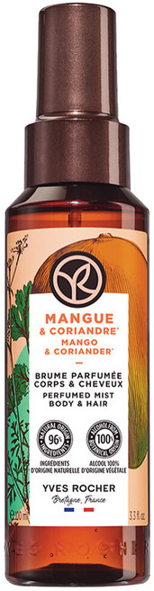 이브로쉐 퍼퓸드 바디 헤어미스트 망고 코리안더, 100ml, 1개