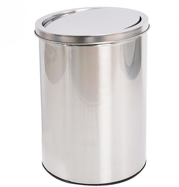 크린메이트 스텐 휴지통 스윙형 16L