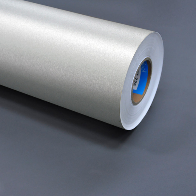 현대필름 셀프 리폼 생활방수 접착식 단색칼라 시트지 필름, METALT741임페리얼스틸실벌, 폭 61.5cm x 길이 2m