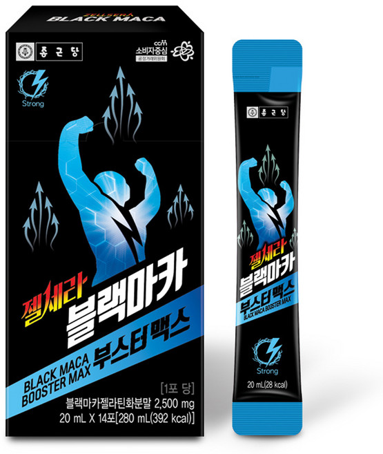 종근당 젤세라 블랙마카 부스터 맥스 14p, 1개, 280ml