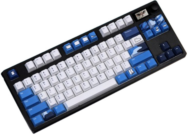 몬스타기어 유무선겸용 텐키리스 키보드 폭스테일 / 페르시안, 블랙, NINJA84PRO RGB