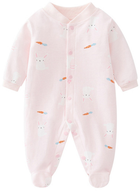 스타도어 아동용 핑크핑크 똑딱 유발 우주복