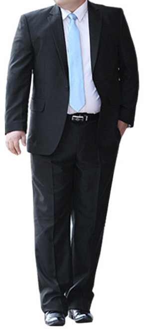 제제옴므 남성용 빅사이즈 포멀 은은한광 보카시 투버튼 수트