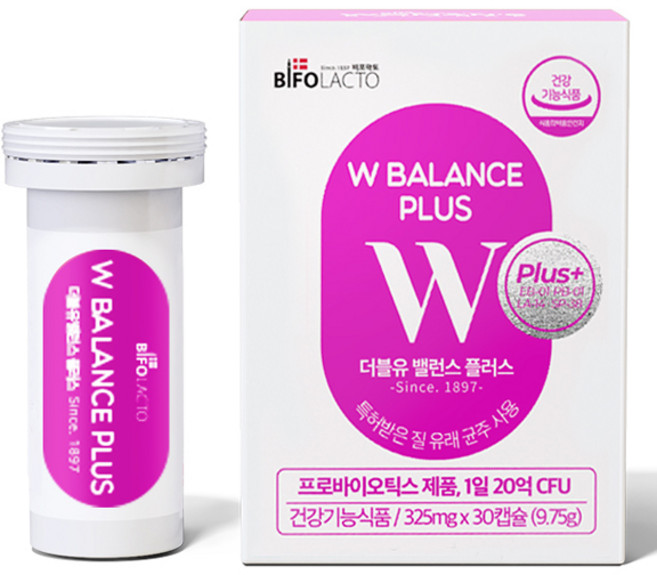 비포락토 더블유 밸런스 플러스, 1개, 30정