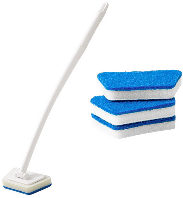 일상나눔 다용도 스펀지 롱 청소 밀대 + 전용 스펀지 3p 세트, 1세트