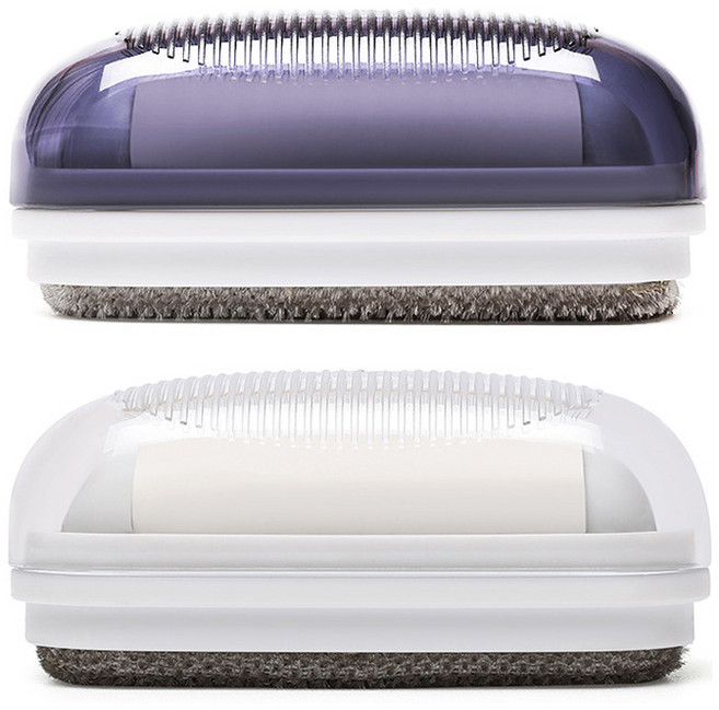 생활공식 휴대용 보풀제거기 & 먼지제거기 2종 세트, 화이트, 블루, 1세트