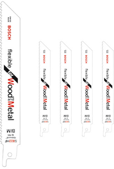 보쉬 목재 철재겸용 컷쏘날 S-922HF, 5개