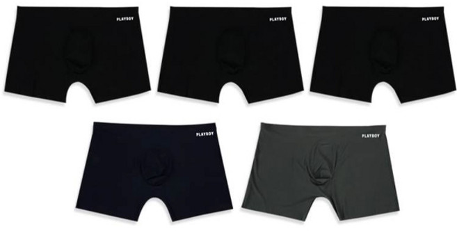 플레이보이 남성용 자극없는 무봉제 심리스 드로즈 5종 세트 PMD2119