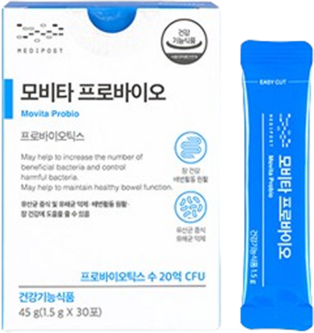 메디포스트 모비타 프로바이오 30p, 45g, 1개