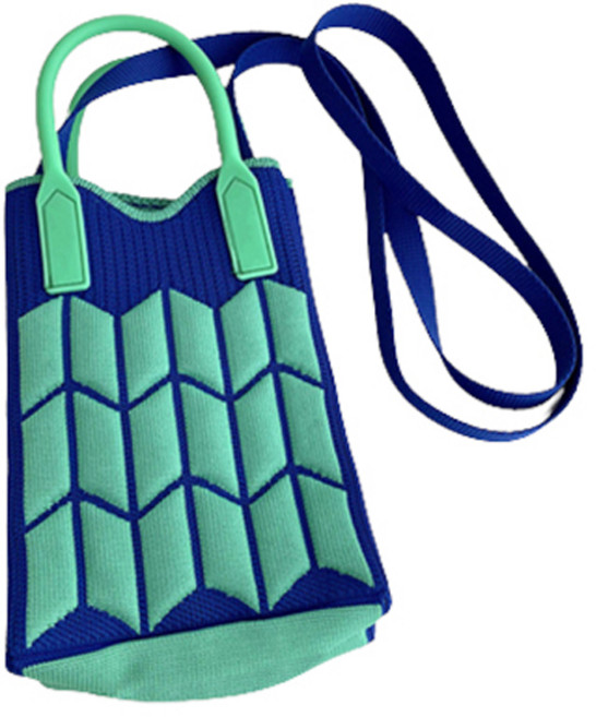 마켓피오 패션 니트 컬러 핸드폰 가방