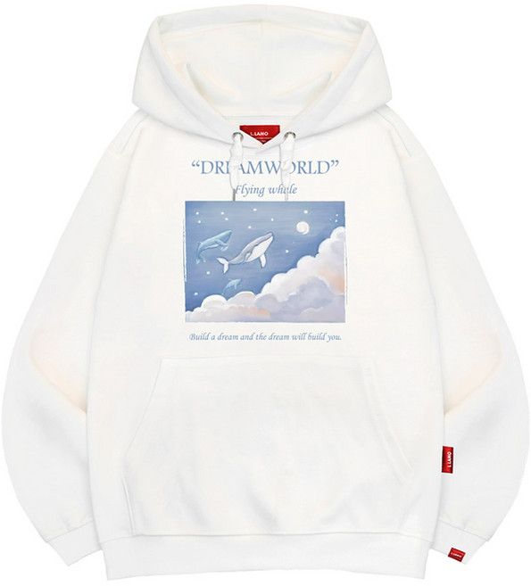 엘라모 3H 플라잉웨일 후드 티셔츠