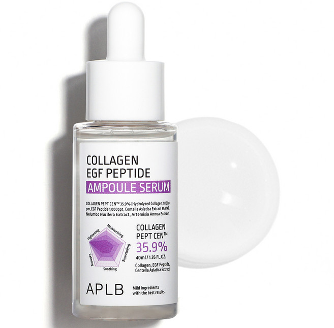 APLB 콜라겐 EGF 펩타이드 앰플 세럼, 40ml, 1개