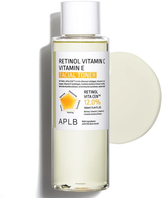 APLB 레티놀 비타민C 비타민E 페이셜 토너, 1개, 160ml - 쿠팡