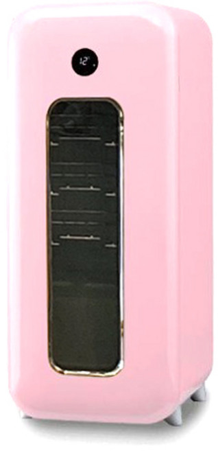 와사비망고 미니 와인셀러 48L 자가설치 15병, 베이비핑크, WM-50RCS