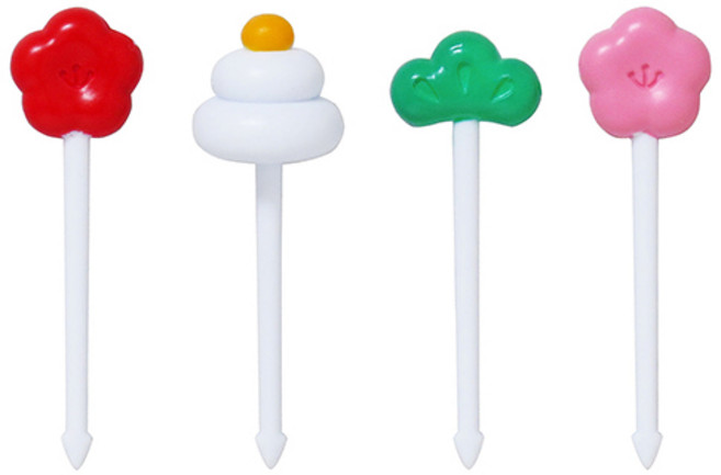 마루끼 모던 도시락픽 세트 MP277, 4개입, 1개