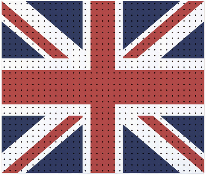 타공판닷컴 프린팅 타공판 600 x 700 mm, 1개, 영국국기