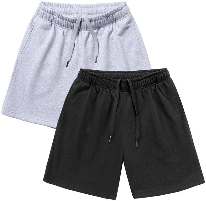 엠씨티 남녀공용 베이직 쭈리 5부 반바지 2종 세트