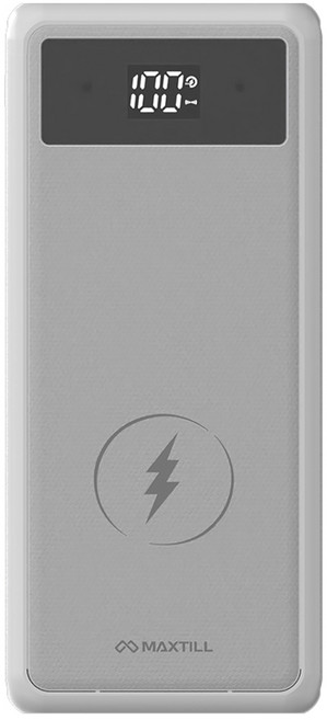 맥스틸 아웃도어 캠핑용 파워뱅크 GM-PW6012, 화이트, 1개