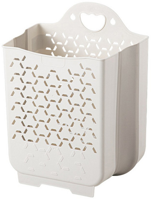 오라플 벽걸이 접이식 부착 틈새 빨래바구니