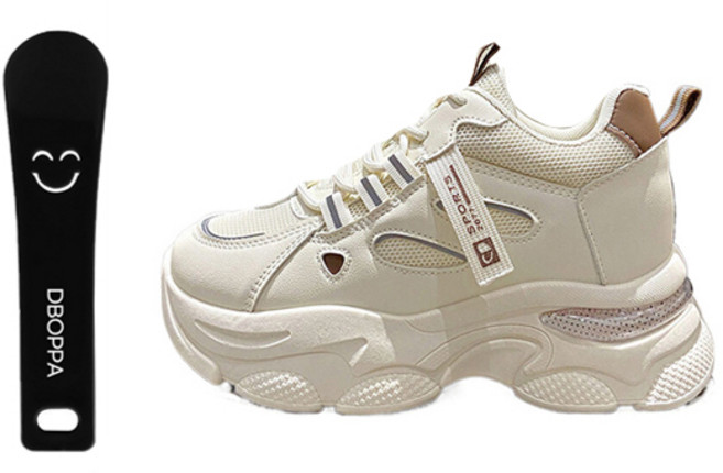 DBOPPA 女款氣墊厚底楔型增高運動鞋 6.5cm YY4800