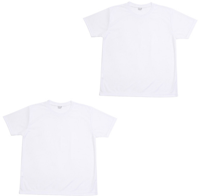 더액션 남성용 무지 머슬핏 반팔 티셔츠 T2764 2p