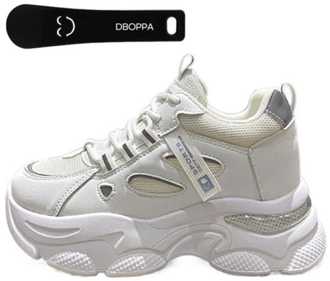 DBOPPA 女款氣墊厚底楔型增高休閒鞋 6.5cm YY4800